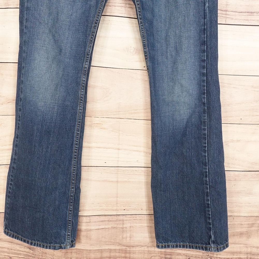 Levis 527 Jeans Mens 30x32 Blue Medium Wash Regular Fit Bootcut Denim Pants - Picture 4 of 12